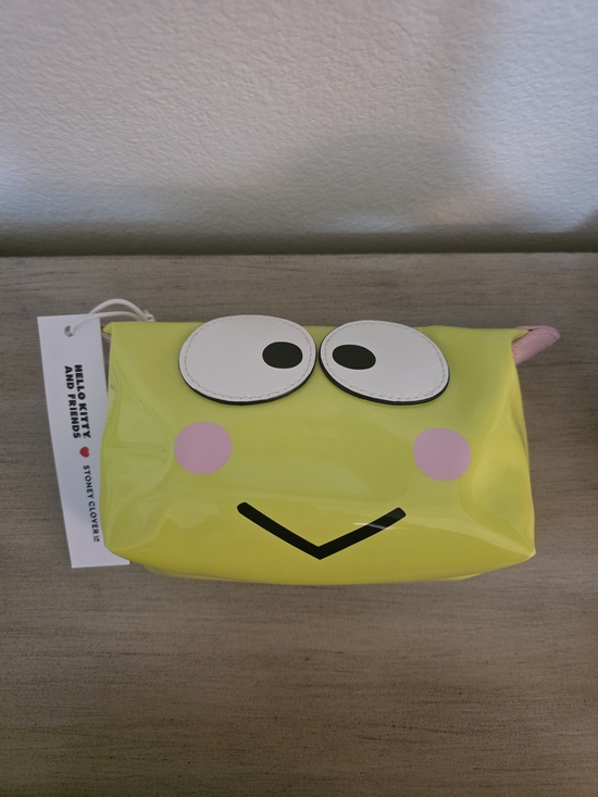 Stoney Clover Lane Handbags - Sanrio Hello Kitty & Friends Yellow Frog Cosmetic Pouch Stoney Clover Ln